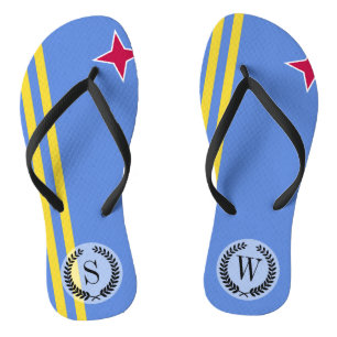 Aruba flag jandals
