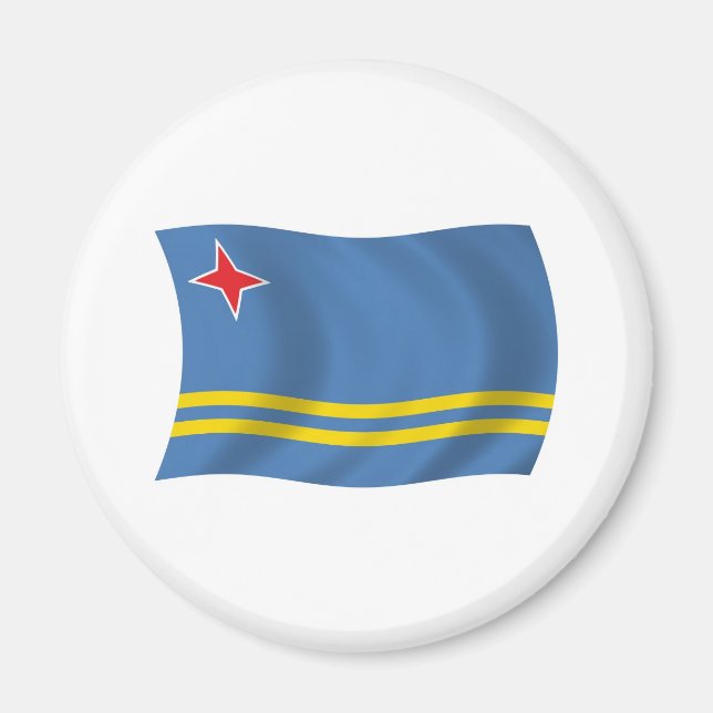 Aruba Flag Magnet (Front)