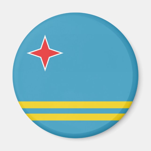 Aruba Flag Magnet (Front)