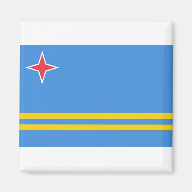 Aruba Flag Magnet (Front)