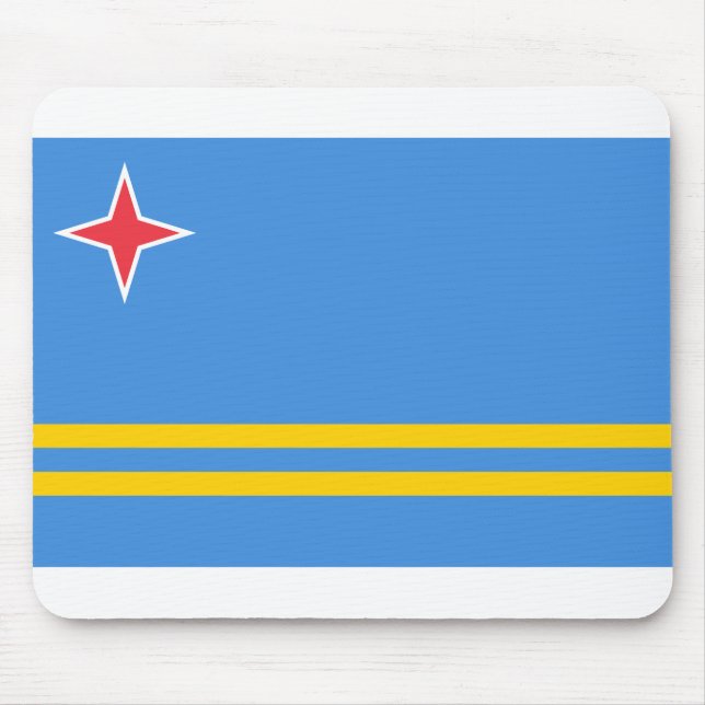 Aruba Flag Mouse Pad (Front)