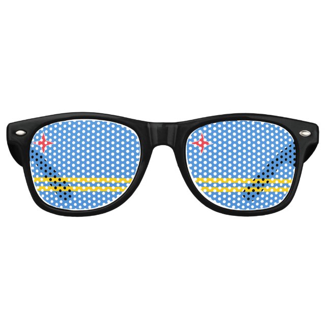 Aruba flag Party Sunglasses (Front)