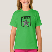 Aruba Island Design -Girls' American Apparel Fine 