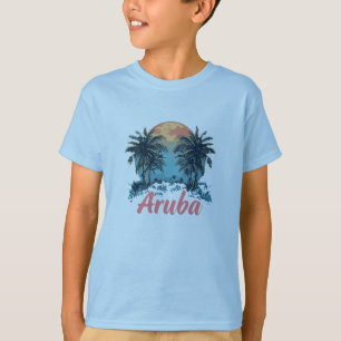 Aruba Island Design (Version 2) - Kids' Basic T-Sh T-Shirt