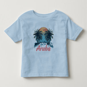 Aruba Island Design (Version 2) - Toddler Fine Jer T-Shirt