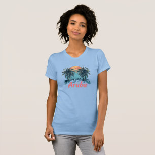 Aruba Island Design (Version 2) - Women's Bella+Ca T-Shirt