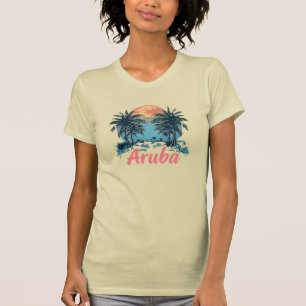 Aruba Island Design (Version 2) - Women's Bella+Ca T-Shirt