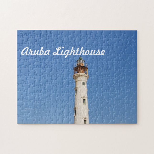Aruba Lighthouse Jigsaw Puzzle (Horizontal)