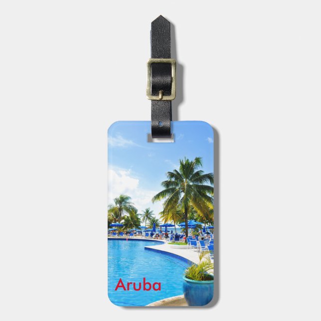 Aruba Luggage Tag (Front Vertical)