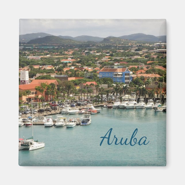 Aruba Marina Magnet (Front)