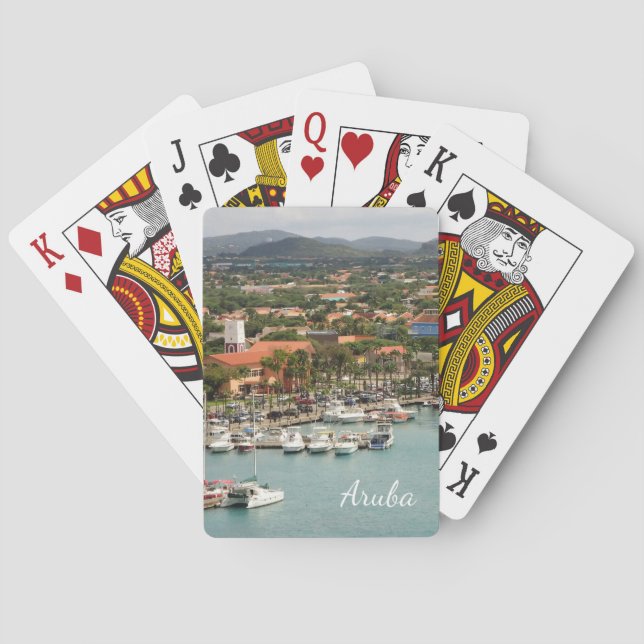 Aruba Marina Playing Cards (Back)