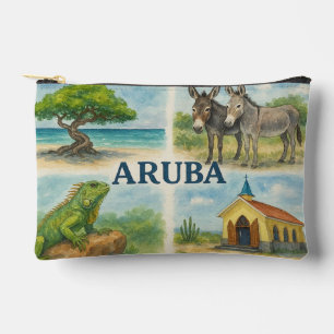 Aruba multiview watercolor accessory pouch