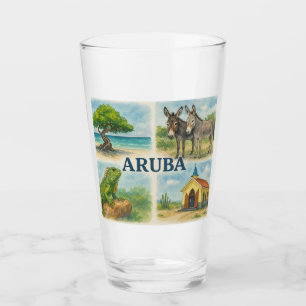 Aruba multiview watercolor glass