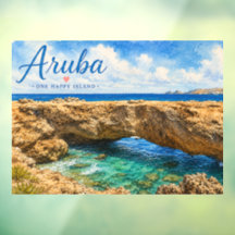 Aruba Natural Bridge rock formation Caribbean