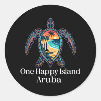 Aruba One Happy Island Aruban Souvenir Vacation Me