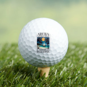 Aruba One Happy Island Golf Balls