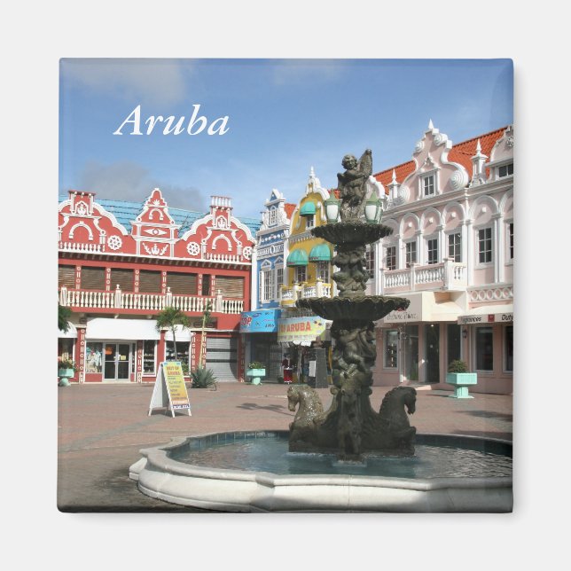 Aruba, Oranjestad Magnet (Front)