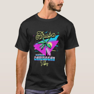 Aruba Palm Tree Vacation Tropical Souvenir Caribbe T-Shirt