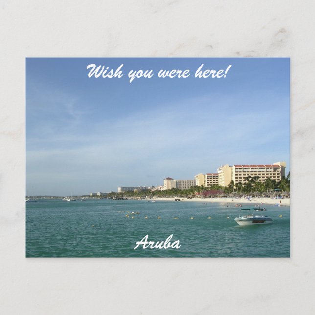 Aruba Paradise Postcard (Front)