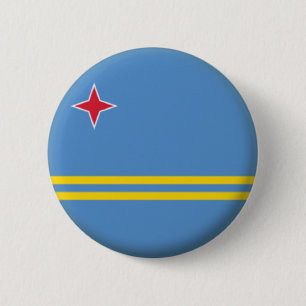 ARUBA PIN BACK BADGE 58MM