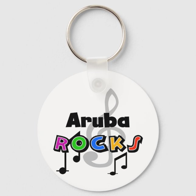 Aruba Rocks Key Ring (Front)
