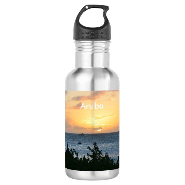 Aruba Setting Sun 532 Ml Water Bottle (Front)