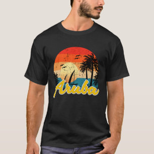 Aruba Souvenirs Caribbean Islands Vacation Vacay M T-Shirt
