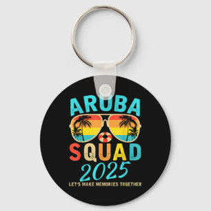 Aruba Squad 2025 Vacation Friends Family Matching Key Ring