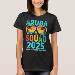 Aruba Squad 2025 Vacation Friends Family Matching T-Shirt