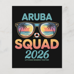 Aruba Squad 2026 Retro Flyer