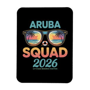 Aruba Squad 2026 Retro Magnet