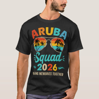 Aruba Squad 2026 Vacation Friends Family Matching T-Shirt