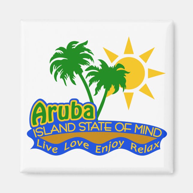 Aruba State of Mind magnet (Front)