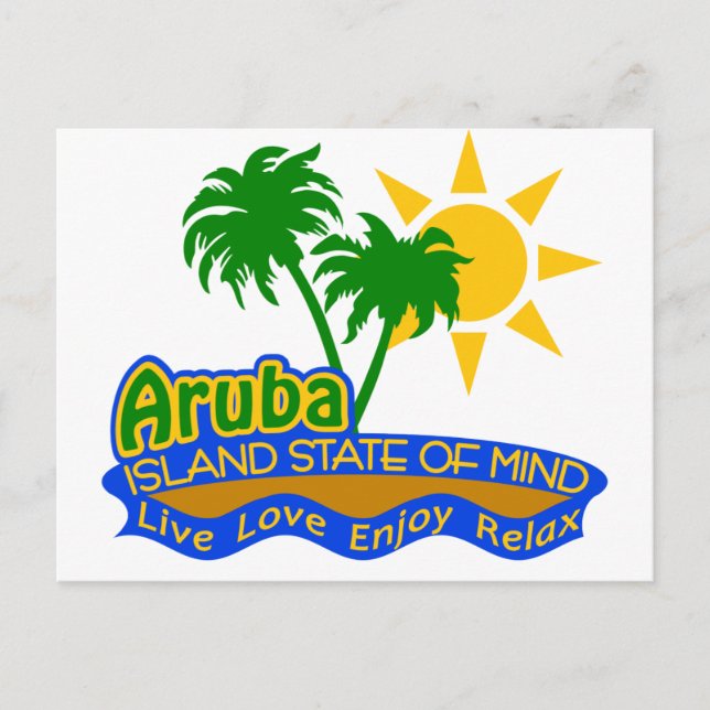 Aruba State of Mind postcard (Front)