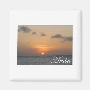 Aruba Sunset Magnet
