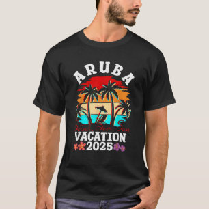 Aruba Trip 2025 Funny Cousin Friends Summer Beach  T-Shirt