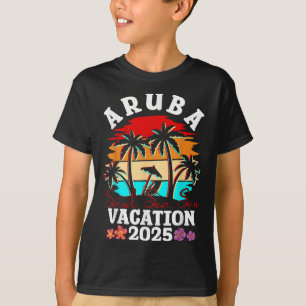Aruba Trip 2025 Funny Cousin Friends Summer Beach T-Shirt