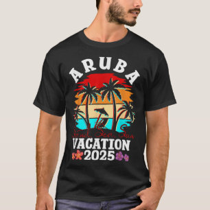 Aruba Trip 2025 Funny Cousin Friends Summer Beach T-Shirt