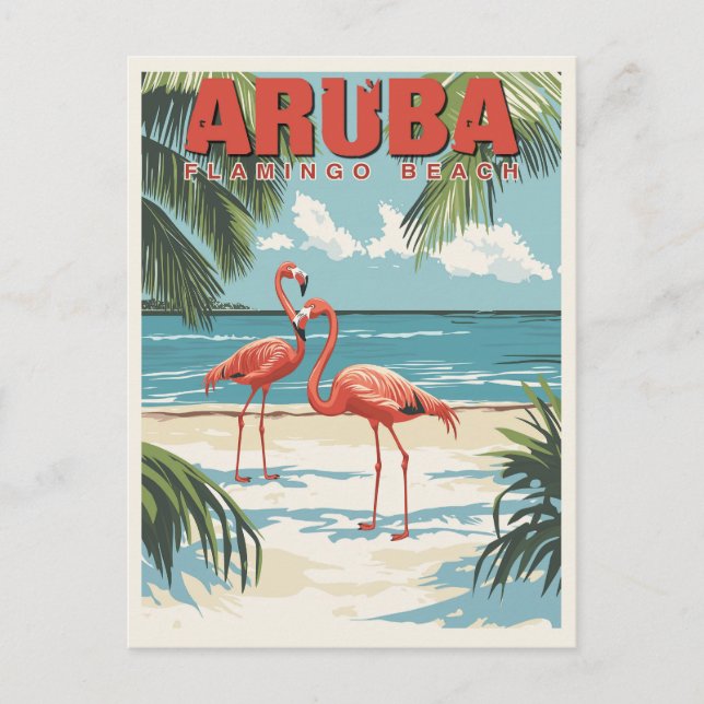 Aruba - Tropical Paradise Travel  Postcard (Front)