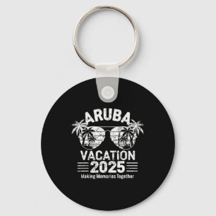 Aruba Vacation 2025 Family Travel Tee Fun Holiday Key Ring