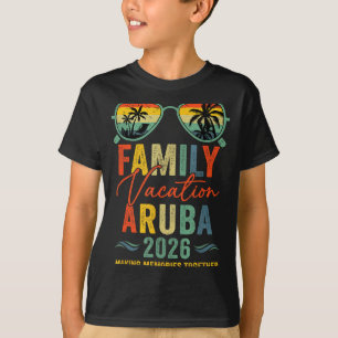 Aruba Vacation 2026 Matching Family Group Summer  T-Shirt