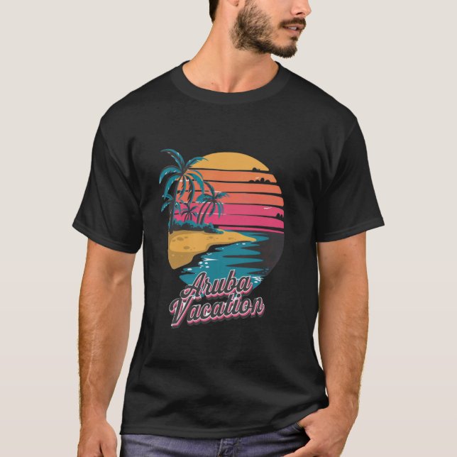 Aruba Vacation Design T-Shirt (Front)