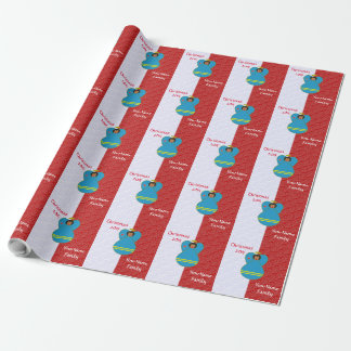 Aruban Angel Black Hair Red White Personalised  Wrapping Paper