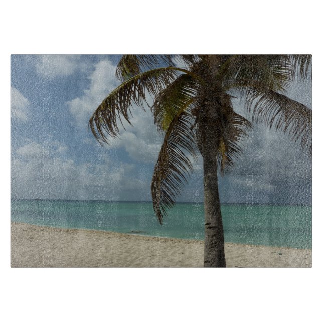 Aruban Beach I Beautiful Nature Scene Cutting Board (Front)