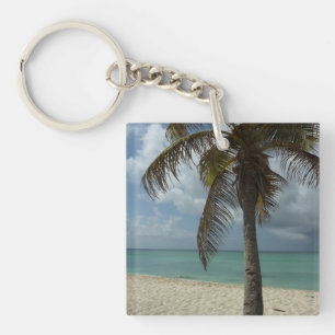 Aruban Beach I Beautiful Nature Scene Key Ring