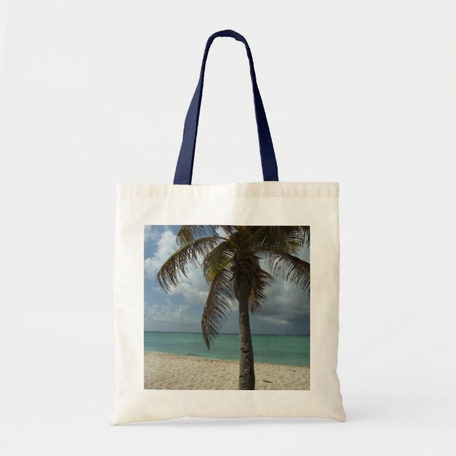 Aruban Beach I Beautiful Nature Scene Tote Bag (Front)