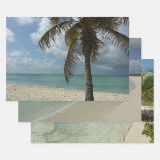 Aruban Beach I Beautiful Nature Scene Wrapping Paper Sheet