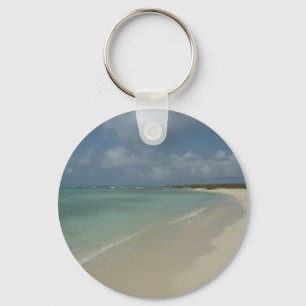 Aruban Beach II Beautiful Nature Scene Key Ring