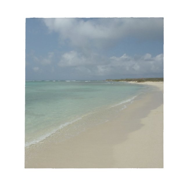 Aruban Beach II Beautiful Nature Scene Notepad (Front)
