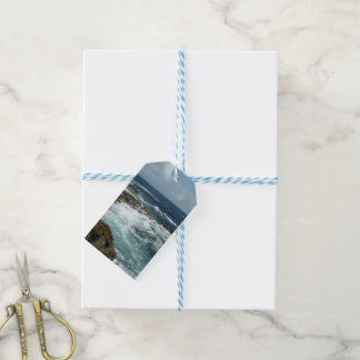 Aruba's Rocky Coast and Blue Ocean Gift Tags